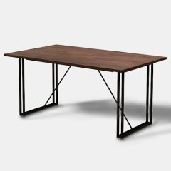 デザイナーズスタイル/北欧デザインウォールナットダイニングテーブルRLA【150×90cm】