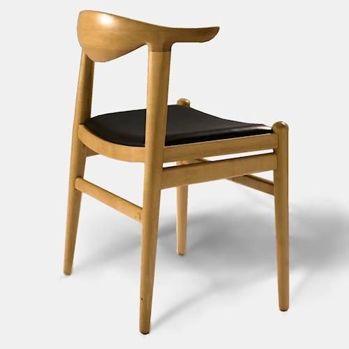 北欧リプロダクト/CowhornChairカウホーンチェア【セミアニリンレザー