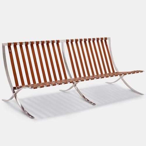 Shum　デザイナーズ家具　バルセロナチェア　3Pソファ　　リプロ　美品 楽天市場】バルセロナ 3人掛け ソファー用 【背・座クッション