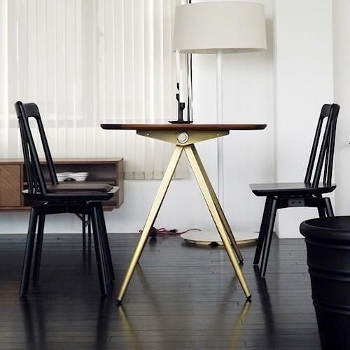 GARTガルト/インダストリアルアシンメトリーダイニングテーブル