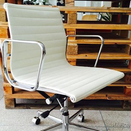 イームズ/アルミナムグループローバックチェア【フラットパッド