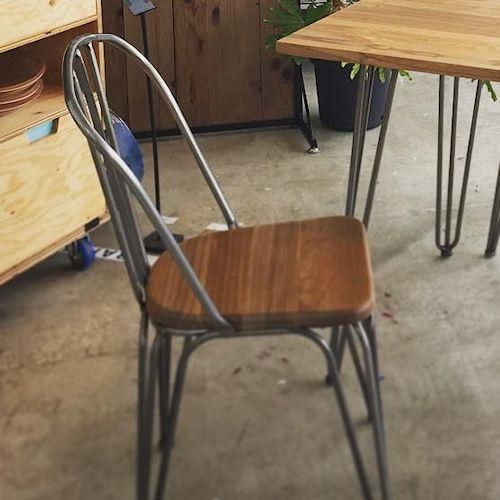 グザビエ・ポシャールリデザイン/インダストリアルチェア【ウッド