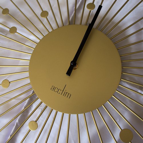 acctim CLOCKS BRIELLE ウォールクロック Matt Brass AC29648-