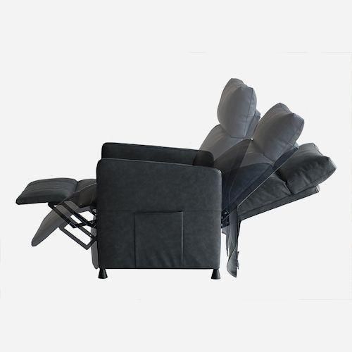 デザイナーズスタイル/電動ラウンジソファNo.47【W70cm