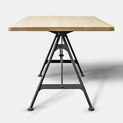 GARTガルト/北欧デザイン無垢天板Yumヤムダイニングテーブル