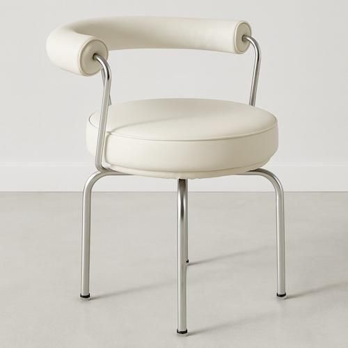 ル・コルビジェ/LC7スイヴェルチェアリプロダクト【レザー仕様