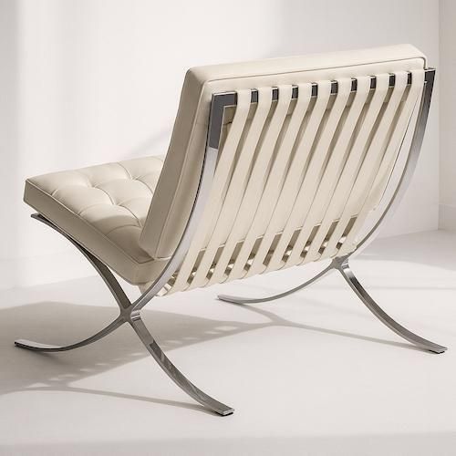 MRチェア　ミースファンデルローエ　モダン　レザー ミース・ファン・デル・ローエ/BarcelonaChairバルセロナチェア