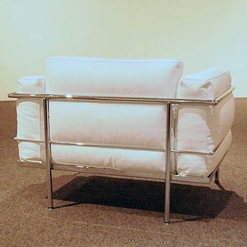 ル・コルビジェ/LC3プロトタイプシングルソファ【スティールライン