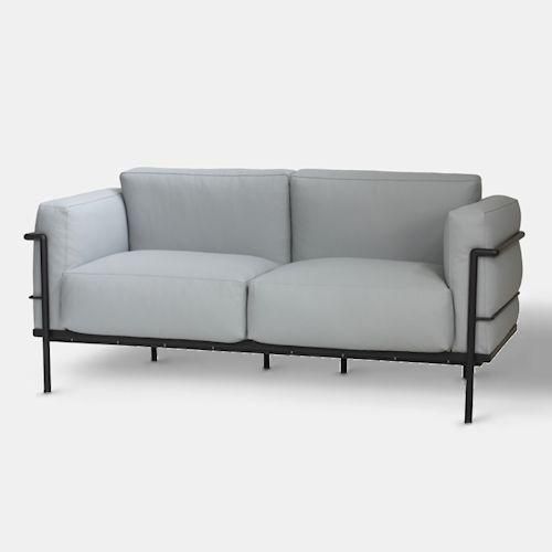 ル・コルビジェ/LC3プロトタイプダブルソファ【スティールライン