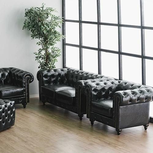 �ե���åס������������ե������/ChesterfieldSofa���ե�1�ͳݡ�PVC+�ݥ��åȥ�������͡�2���顼�ۤ���¾����-�ǥ����ʡ����ȶ�����N PLUS