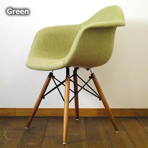 イームズ/DAWダイニングアームシェルチェアウッドベース【タイプ