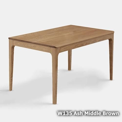 デザイナーズスタイル/アッシュ無垢材スタンダードダイニングテーブル