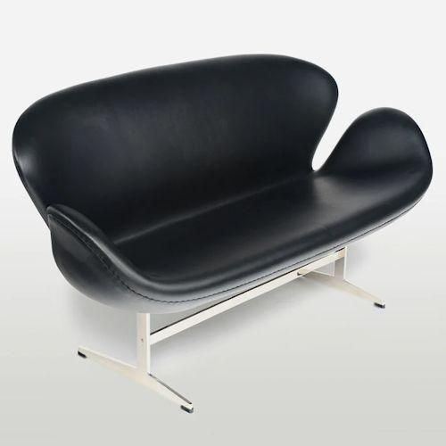 ͡䥳֥/󥽥եSwanSofaץȡW143cm쥶͡ۥᥤ-ǥʡȶN PLUS