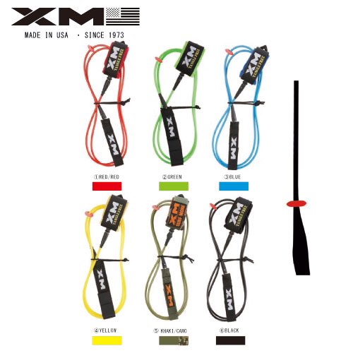 XM】エックスエム リーシュコード 6ft～10ft COMP 6mm / SGXM-12 