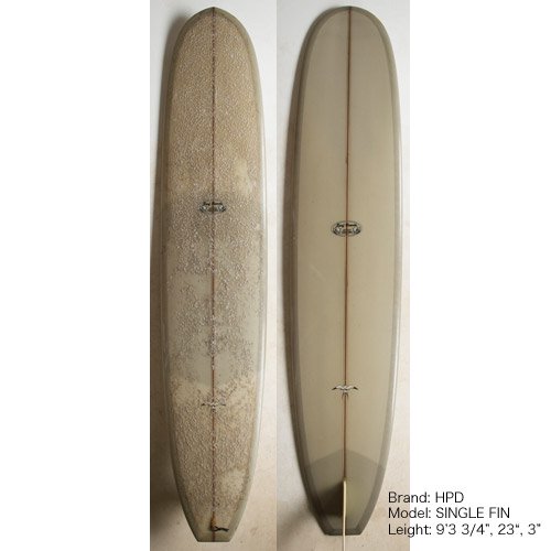 HAWAIIAN PRO DESIGN (ドナルド・タカヤマ) SINGLE FIN SURFBOARD / 9'3 3/4