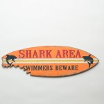 50％OFF！【VINTAGE SIGNS】Shark【シャーク】ビンテージサインボード☆★