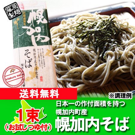 「送料無料 そば 乾麺 北海道」 北海道幌加内産蕎麦粉 乾麺 幌加内そば 250 g×1束 ネット価格 500 円 お試し 幌加内 そば/蕎麦つゆ  付「メール便 送料無料 蕎麦」「ポイント消化 送料無料 ポイント利用」