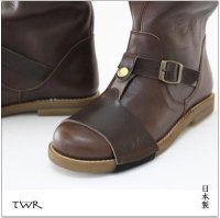 TWR ǥ 󥸥˥֡ 23.5cm 饤ǥ󥰥֡ ڥ쥶 եȥСå MADE IN JAPAN<img class='new_mark_img2' src='https://img.shop-pro.jp/img/new/icons61.gif' style='border:none;display:inline;margin:0px;padding:0px;width:auto;' />