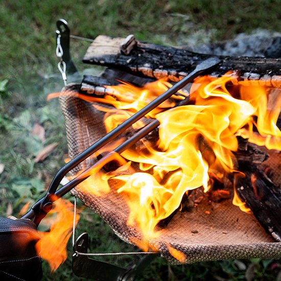 Fireplace Tongs/ファイヤープレーストング 薪ばさみ キャンプ 焚き火 