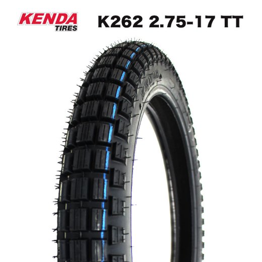KENDA製2.75-17 TT ビンテージタイヤ / ブロックタイヤ ハンターカブ CT125 クロスカブ110 ケンダ