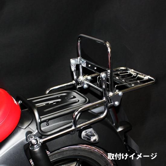 TWR製HONDA 全年式対応 スーパーカブ C125 用タンデムバー付 TWR製HONDA 全年式対応 スーパーカブ C125 用タンデムバー付