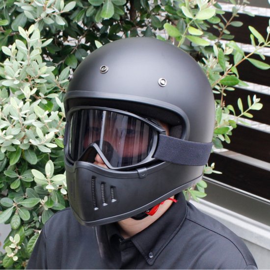 BEN ゴーグル ライトスモーク BG-1 TNK工業 ヘルメット レンズ 取り外し 可能 UVカット 紫外線カット オートバイ バイク ツーリング  BENGOGGLES