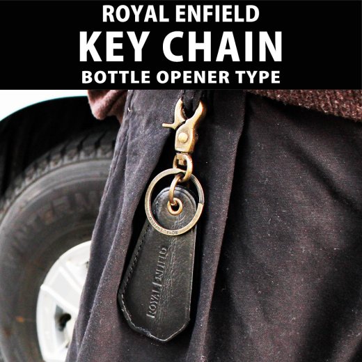 日本非売品 ROYAL ENFIELD / ロイヤルエンフィールド 純正 キーチェーン BOTTLE OPENER TYPE キーリング キーホルダー