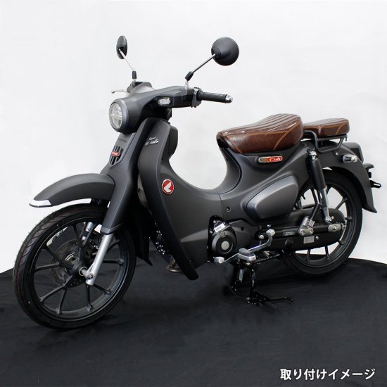 TWR製 HONDA 全年式 スーパーカブ C125 用 ビンテージ ピリオンシート( ブラウン ) タンデムシート タンデム カブ カスタムシート  スーパーカブカスタム