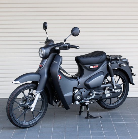 TWR製 HONDA 全年式 スーパーカブ C125用 ２cm ローダウンタックロールシート（ブラック）