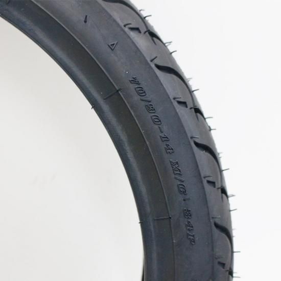 DUNLOP 製 タイヤ TT901 70/90-14 TT チューブタイヤ [ リトルカブ