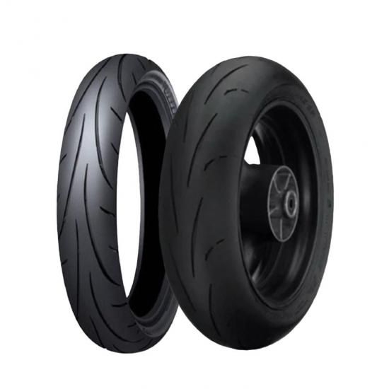 ダンロップ Q-lite 17インチ 前後2本セット DUNLOP DUNLOP ダンロップ Q-LITE キューライト 前後セット 110