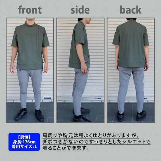 冷感モックネックTシャツ | 半袖 - 輸入バイクパーツ卸ツイントレード