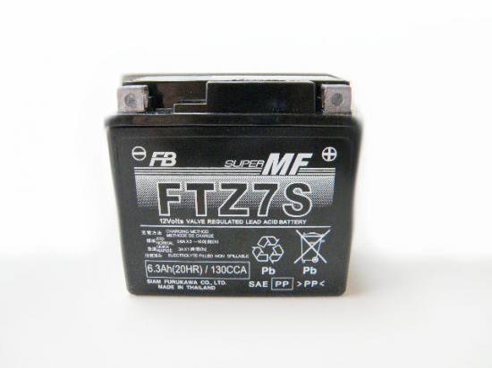 【保証書付き】送料無料 古河バッテリー FTZ7S (YTZ7S互換・充電済)