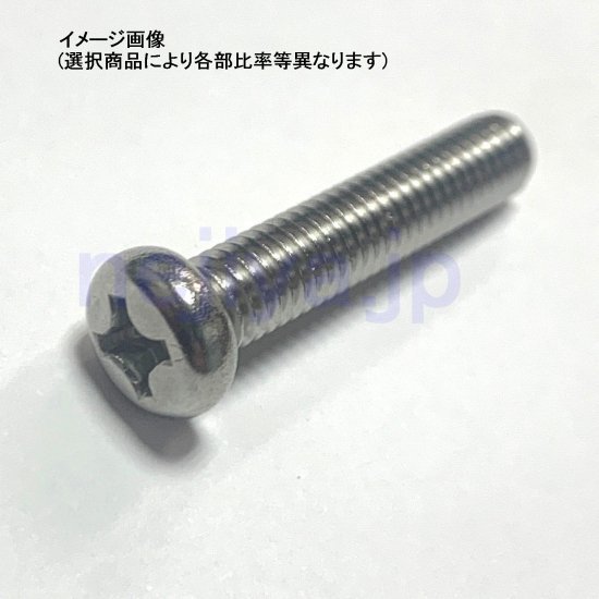 ネジナラ ナベセムス(+)P=2 ステンレス M5×18 お徳用パック(500個入