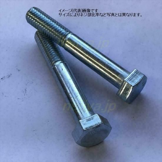 SCM435(H)三価ホワイト 六角ボルト/細目ピッチ(強度区分10.9