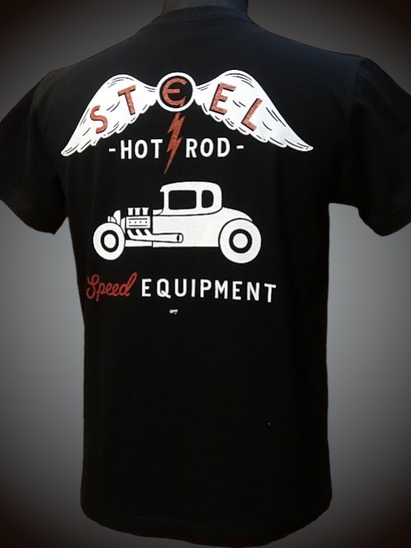 steel-hot rod wear スティール Tシャツ (STL-676) grimb design