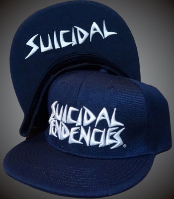 SuicidalTendencies スイサイダルテンデンシーズ snapback cap (Full Embroidered Custom Snapback ) カラー:ネイビー