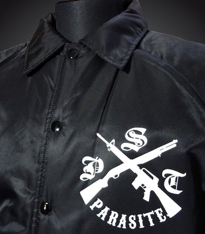 美品 PARASITE パラサイト ボア付き コーチジャケット parasite パラサイト ボア付きコーチジャケット | prayer boa