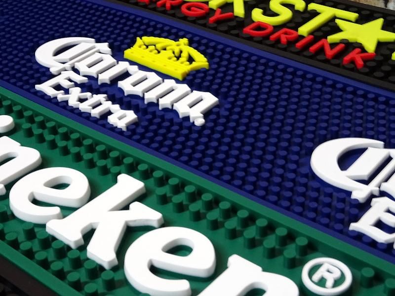 激レア　ハイネケン　バーマット　Heineken　チャンピオンズリーグ仕様 大判バーマット 【ハイネケン UEFAチャンピオンリーグ版】 60cm