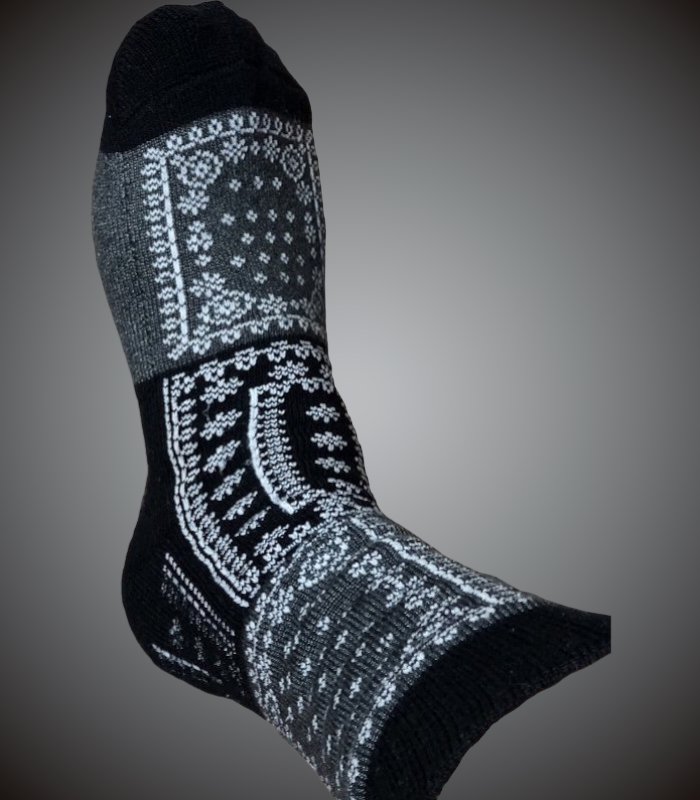 日本製 ペイズリー柄 ソックス bandana paisley socks 西海岸系