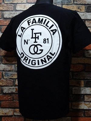 LA FAMILIA ORIGINAL ラ ファミリアオリジナル Tシャツ (CIRCULO) カラー：ブラック