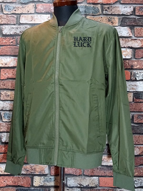 HARD LUCK ハードラック ジャケット (BOMBER JACKET) カラー：オリーブ