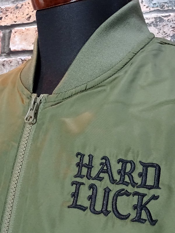 HARD LUCK ハードラック ジャケット (BOMBER JACKET) カラー：オリーブ