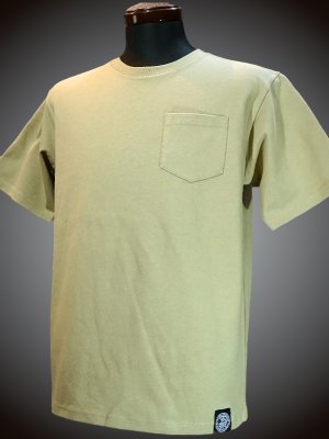 RealMinority リアルマイノリティー ポケット付きTシャツ (standard) 10.2oz tough body カラー：サンドベージュ