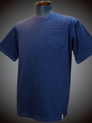 RealMinority リアルマイノリティー ポケット付きTシャツ (standard) 10.2oz tough body カラー：ネイビー
