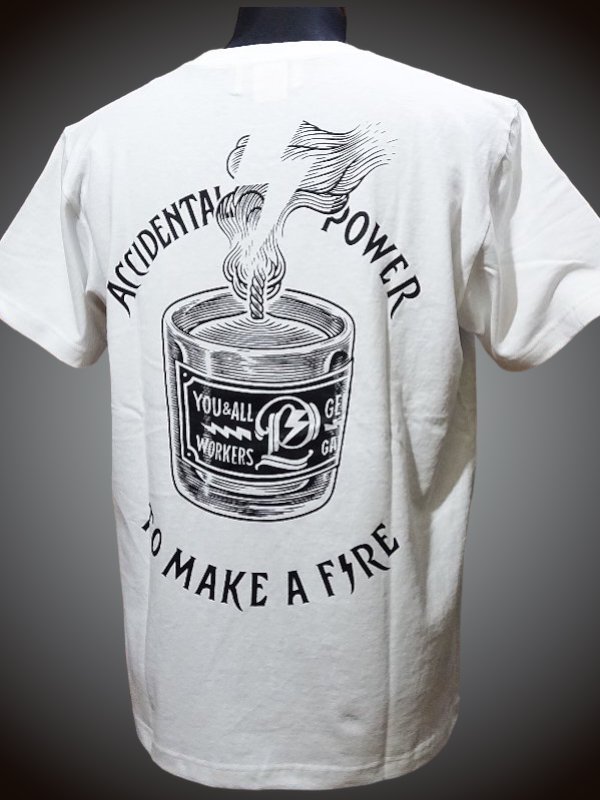 parasite パラサイト 7.1ozポケット付きTシャツ (To Make a Fire