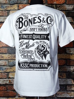 kustomstyle カスタムスタイル Tシャツ 20th ANIV. REPRINT SERIES (KST0902WH) bones ＆ co カラー：ホワイト