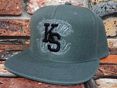 kustomstyle カスタムスタイル スナップバックキャップ (KSCP2120GY) sur califas snap back cap カラー：グレー