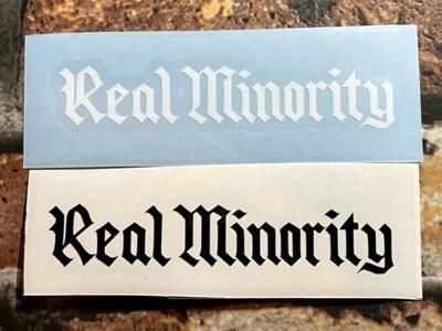 RealMinority ꥢޥΥƥ ƥå (No1) RealMinority logo sticker 12cm