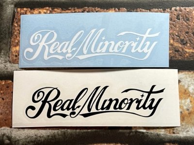 RealMinority ꥢޥΥƥ ƥå (No4) RealMinority logo sticker 12cm